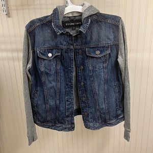 Express Denim Jacket with Hood